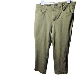 Banana Republic Women’s Khaki Pants Size 12 Cotton & Spandex Blend Comfortable F